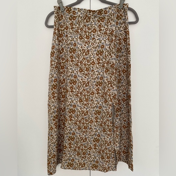 NWT Rylee + Cru Women’s Midi Front-Slit Skirt - Picture 7 of 10